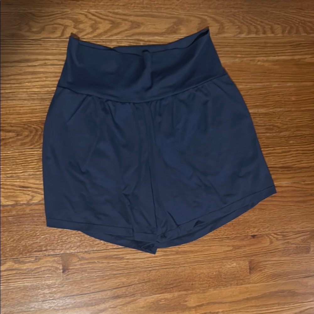 Women's Navy High-Waisted Shorts
